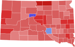 File:1944 United States Senate election in South Dakota results map by county.svg