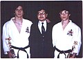 1972 Steve Comer, Mr Sudo, and Steve Seck after a tournament with both placing 1st