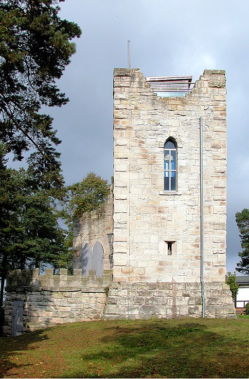 20041002100DR Kloster (Bad Salzungen) Kunstruine Frankenstein