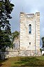 02.10.2004 36433 Kloster (Bad Salzungen), Moorgrund: Künstliche Burgruine
