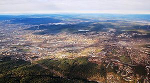 Aerial view of the Grorud Valley 2010-10-25 Groruddalen.jpg