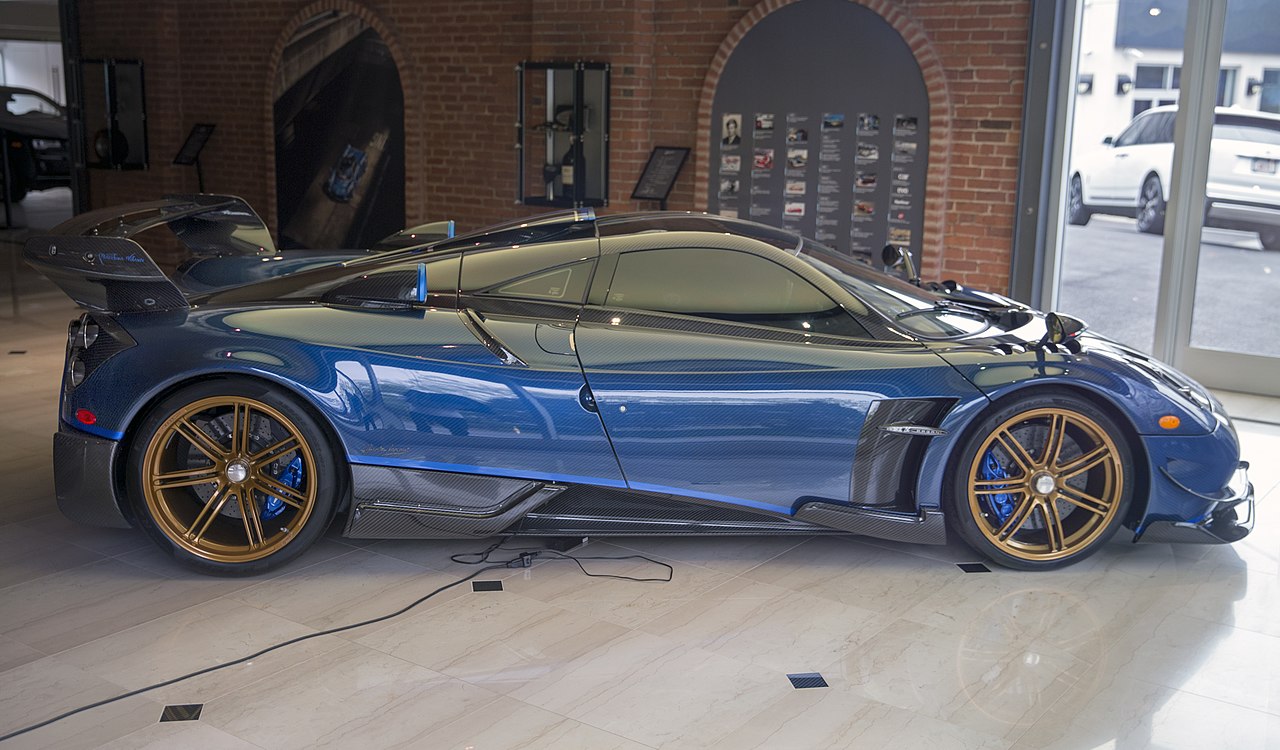 Image of 2017 Pagani Huayra BC Macchina Volante in Greenwich, right side