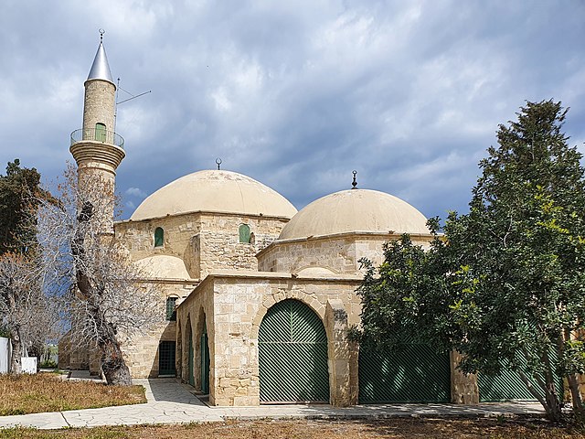 The Hala Sultan Tekke mosque, built in 1817, was one of many landmarks constructed by the Ottoman Turks in Cyprus.