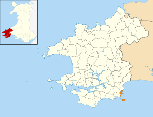 File:2024 Wales Pembrokeshire Community Tenby map.svg