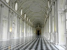 Italiano: Venaria Reale - la Grande Galleria all'interno della Reggia