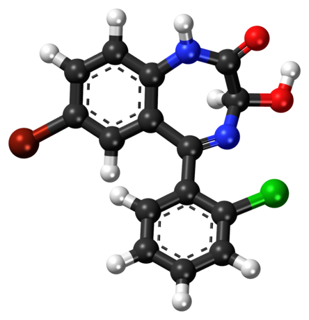 3-Hydroxyphenazepam ball-and-stick model.png