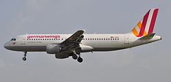 A Germanwings D-AIXP lajstromjelű Airbus A320-as gépe