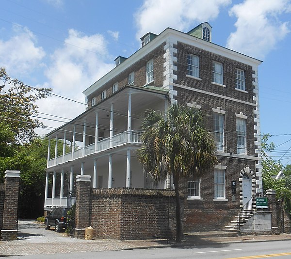 Christopher Gadsden built the three-story house at 329 East Bay Street.