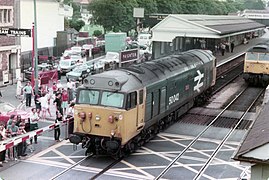 BR 50042 la Paignton, august 1982