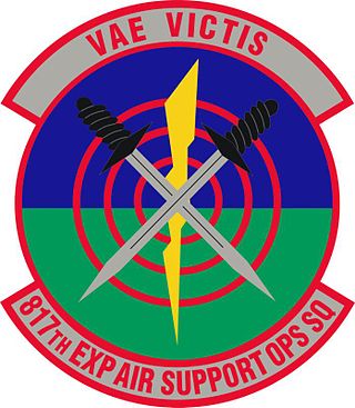 <span class="mw-page-title-main">817th Expeditionary Air Support Operations Squadron</span> Military unit