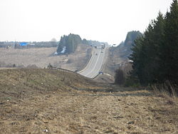 A114 highway (Russia) near Sokolnikovo (2010-04-17).JPG