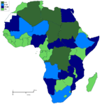 Страны Африки по площади