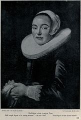 Portrait of a seated woman