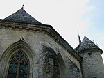 Agnicourt-et-Séchelles befestede kirke (kor nord ansikt) 1.jpg