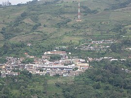 Blick auf San José de Albán