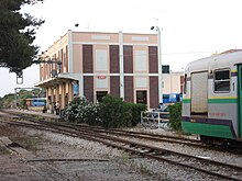 La stazione di Alghero, già Alghero Sant'Agostino, nel quartiere della Pietraia