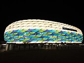 Allianz Arena: Lage und Verkehrsanbindung, Charakteristika des Stadions, Eigentumsverhältnisse