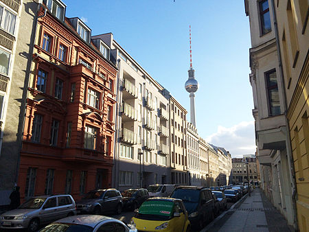 Almstadtstraße im Jahr 2015