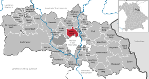Poziția localității Altenstadt a.d.Waldnaab