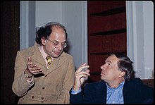 Voznesensky with Allen Ginsberg in 1978