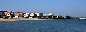 Arcachon vista do mar