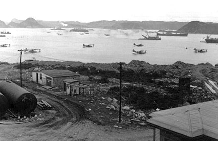 U.S. ships and aircraft in Little Placentia Sound, 1942