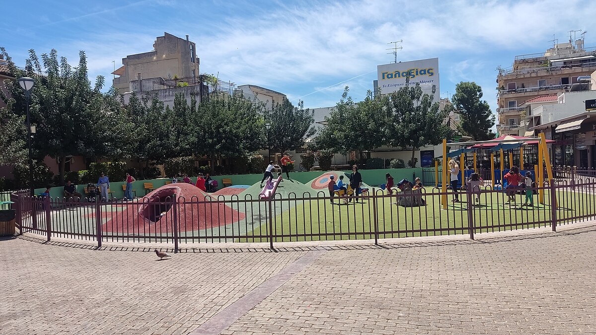 A playground for all kids nearly complete