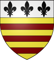 Arms of John Norman as blazoned in Burke's The General Armory of England, Scotland, Ireland, and Wales. Arms of John Norman, Lord Mayor of London (1453-1454) -2-.svg