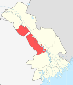 موقعیت بخش ینوتایفسکی در نقشه
