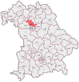 Deutsch: Wahlkreis 242: Erlangen