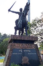 Estátua de Bakshi Jagabandhu, o líder da Rebelião Paika