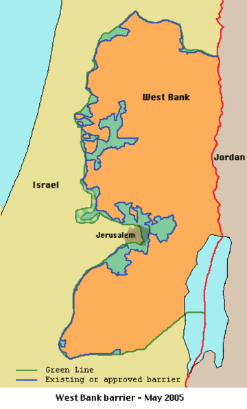 Israëlische Westoeverbarrière