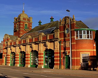 The former fire station photographed in October 2013 Barrow-in-Furness Central Fire Station.jpg