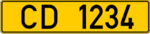 Belarus diplomatic corps auto-number-2000-CD 1234.png