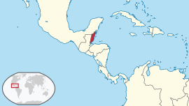 Belize in its region.svg