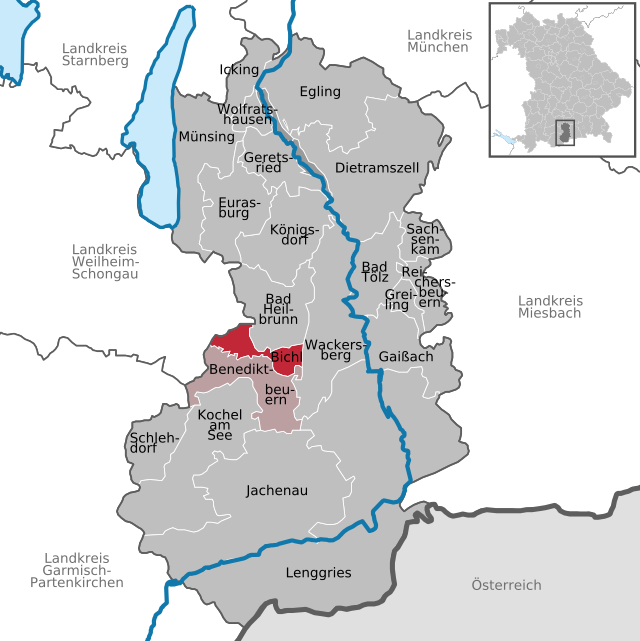 Bichl - Localizazion