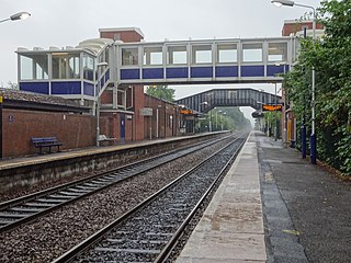 <span class="mw-page-title-main">Birchwood railway station</span> Railway station in Cheshire, England