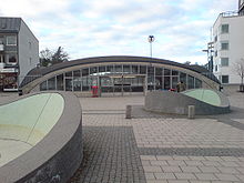 The characteristic subway station of Blackeberg, which features in the film Blackeberg Subway.jpg