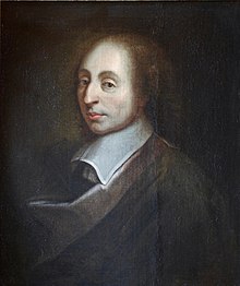 Blaise Pascal (1623-1662). The Jansenist apologia Provincial Letters, written 1656 and 1657, a literary masterpiece written from a Jansenist perspective, and remembered for the denunciation of the casuistry of the Jesuits. Blaise Pascal Versailles.JPG