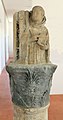 Bottega di arnolfo di cambio, frammento di pilastrino con san domenico o giovane domenicano, 1275-1300 ca. 01.jpg