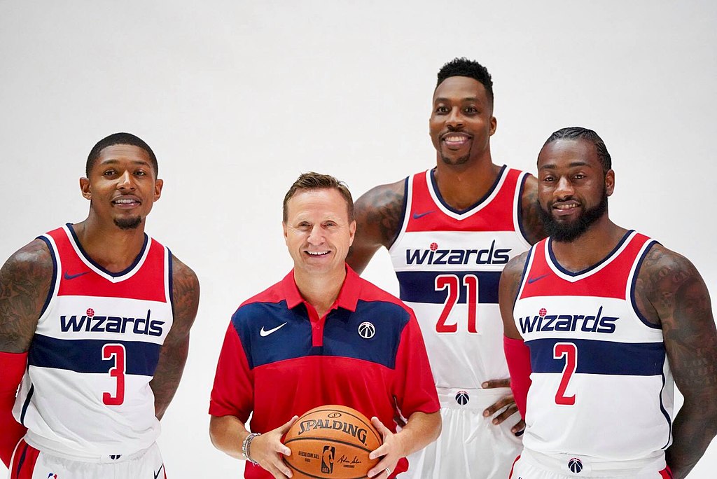 Bradley Beal Scott Brooks John Wall Dwight Howard(3) (50595798946)