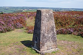 Brompton Regis - Hadborough trigonometri titik - geograph.org.inggris - 533250.jpg