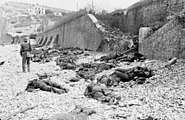Bundesarchiv Bild 101I-291-1230-13, Dieppe, Landungsversuch, tote alliierte Soldaten
