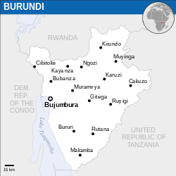 Lokasi Burundi