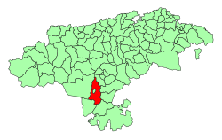 Location of Campoo de Enmedio