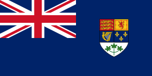 Blue Ensign Flag of the Dominion of Canada (1921–1957)