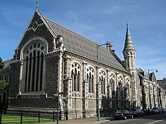 Ein Gebäude des ehemaligen Canterbury College in Christchurch