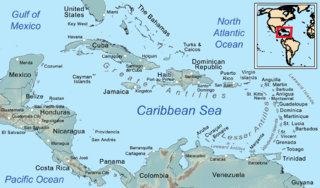 Caribbean Region in and around the Caribbean Sea