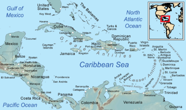 Map of the Caribbean Region Caribbean general map.png