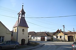 Center of Bochovice, Třebíč District.JPG